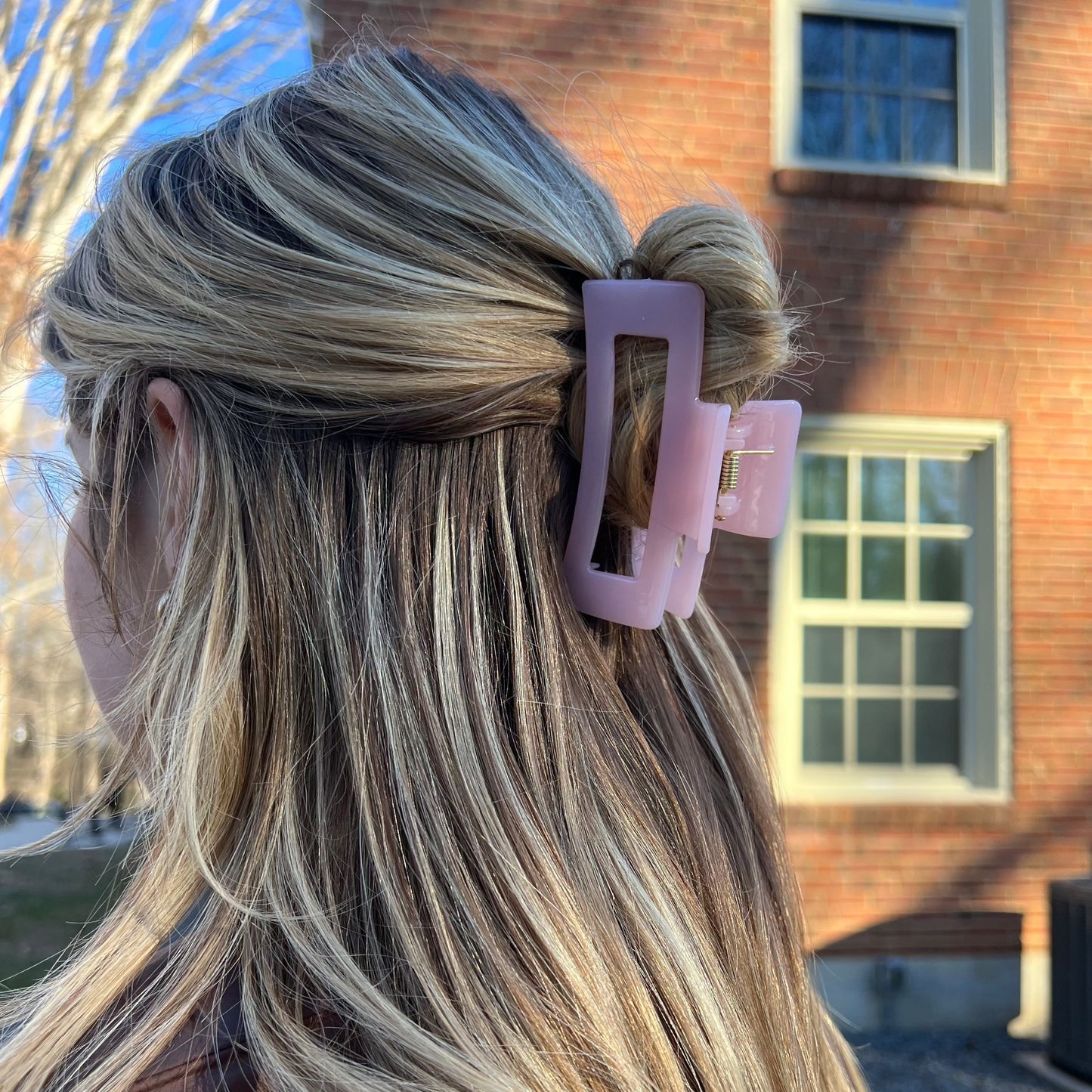 Pretty in Pink Hair Claw Clip