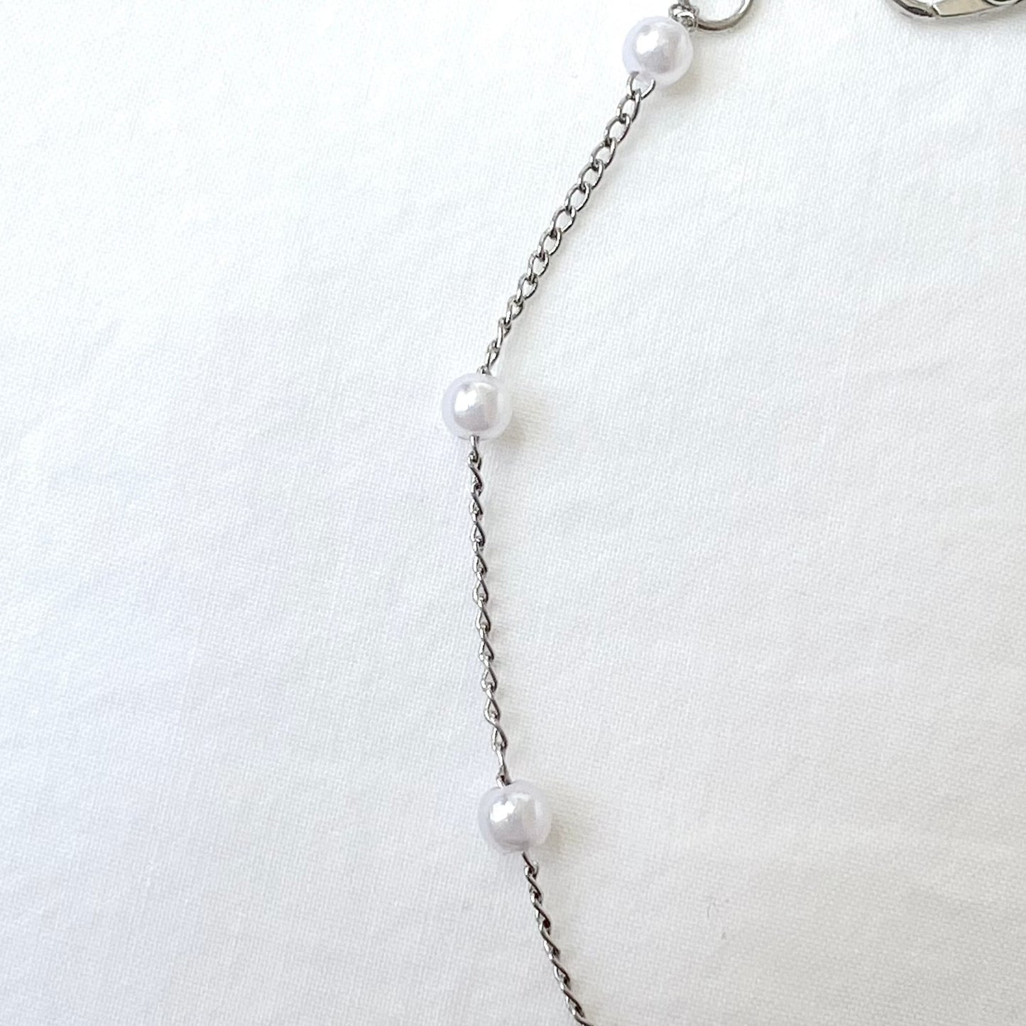 Silver Pearl Bracelet